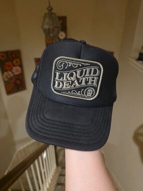 Liquid Death Trucker Hat